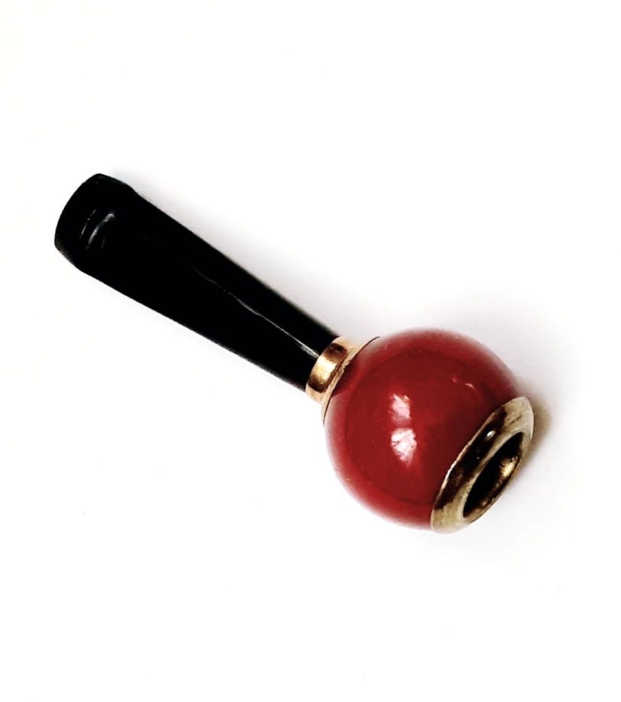 Red Black Bakelite Art Deco Cigarette Holder Short Gillian Horsup