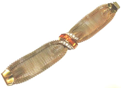 Emmons gold tone mesh bracelet