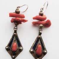 Berber Coral Earrings