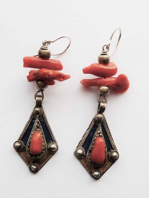 Berber Coral Earrings