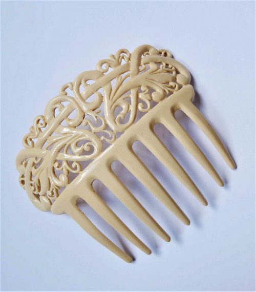 ivorine hair comb