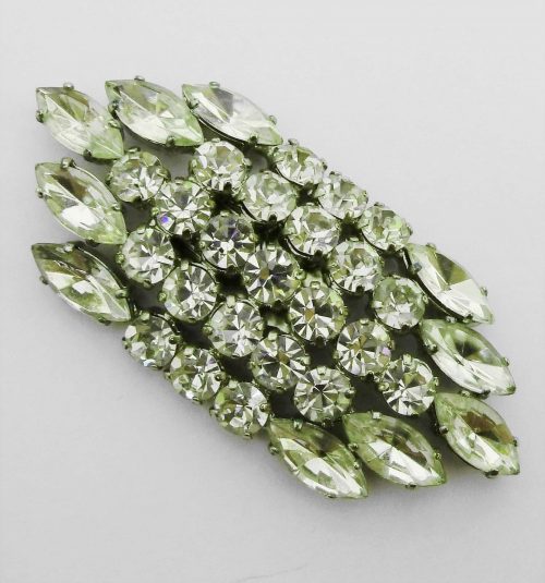 large diamante dress clip