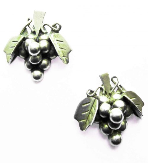 Mexican grapes earrings studs