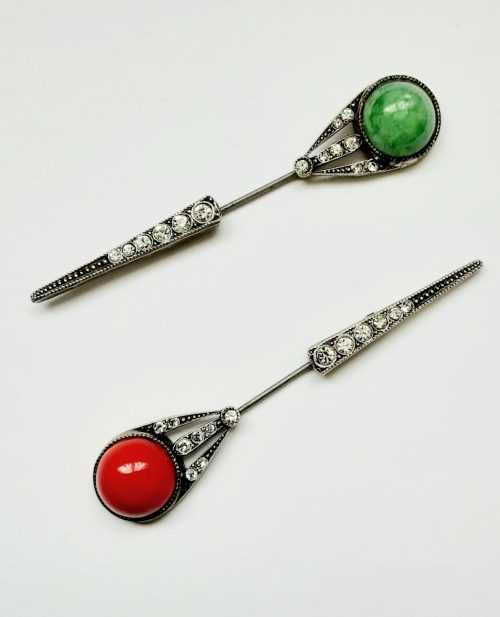 2 Deco cloche pins