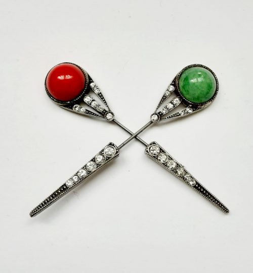 2 Deco cloche pins