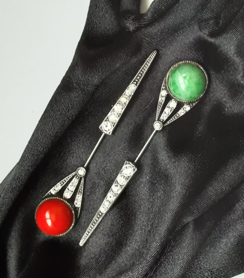 2 Deco cloche pins