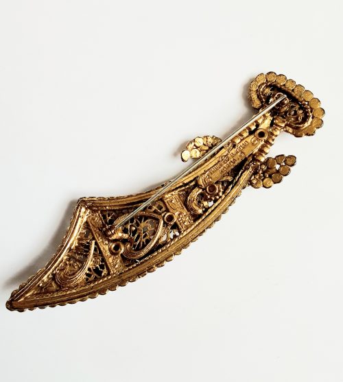 Korda Thief of Bagdad brooch back