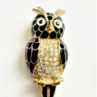 Sardi owl brooch vintage