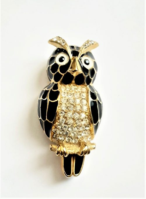 Sardi owl brooch vintage