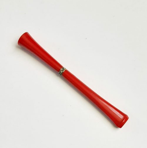 cigarette holder red and diamante