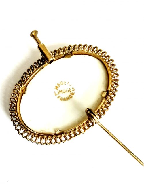 :imoges Fragonard brooch back