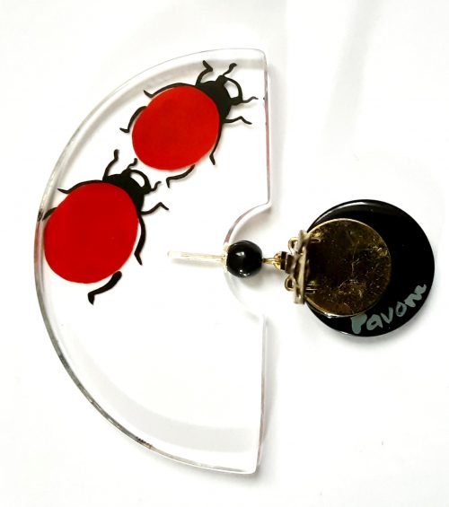 Pavone ladybug earrings mark