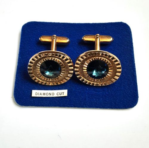 Sophls blue stones cufflinks in box