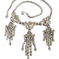 Schiaparelli diamante necklace vintage