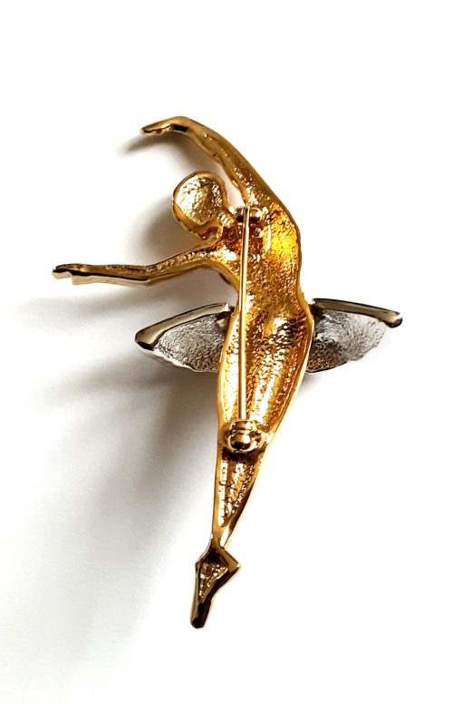 dancer brooch back