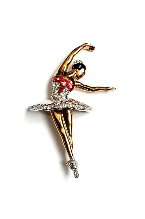 dancer brooch