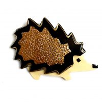 Lea Stein hedgehog brooch