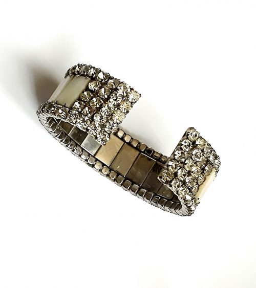 MOP diamante bangle inside