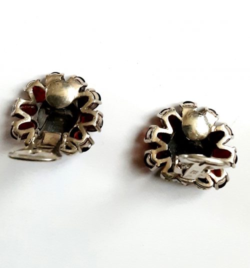 red stones marcasite clips backs 2