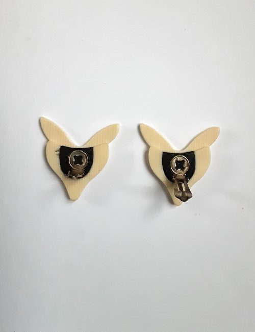 Le stein fox clip earrings backs