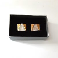 MOP gilt cuff links