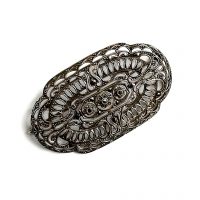 marcasite openwork brooch