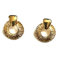 Gillian Horsup Vintage Jewellery, Givenchy gilt stud earrings