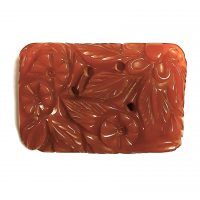 bakelite flower brooch 1