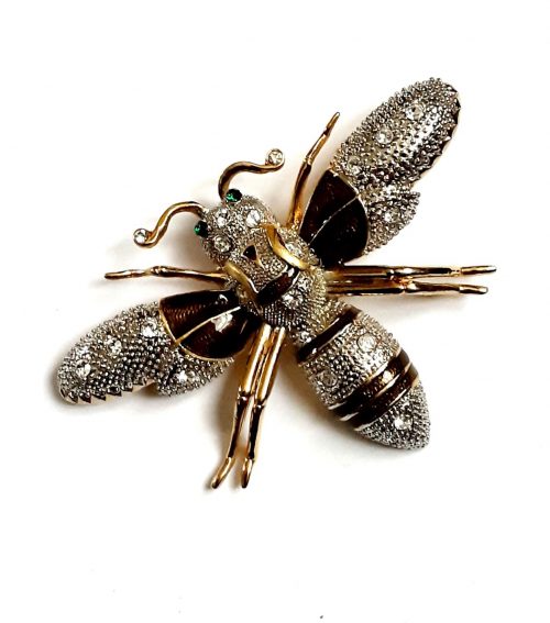 large bug brooch